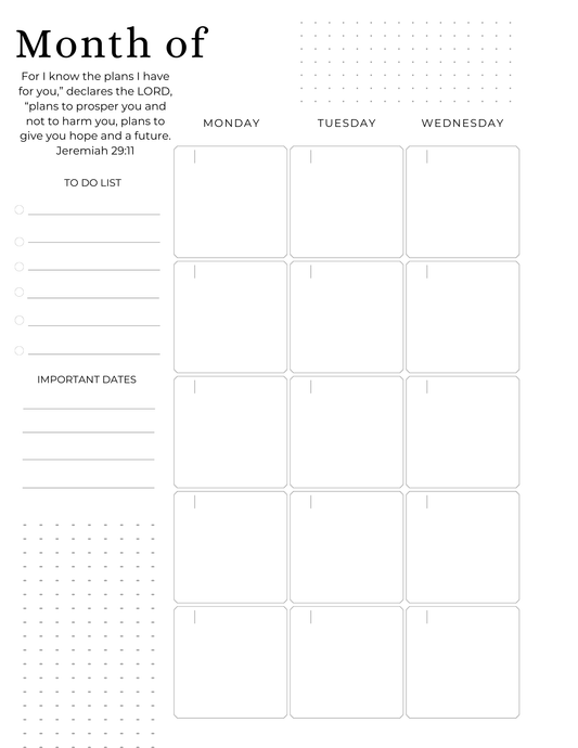 Planner Layouts